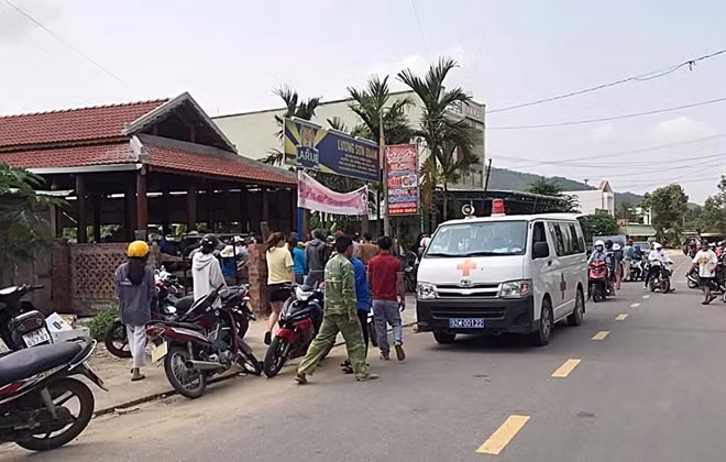 Quán nhậu Lương Sơn, nơi xảy ra vụ việc.
