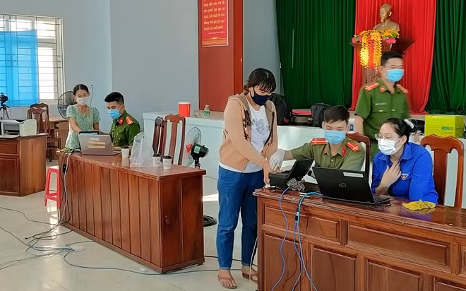 Công tác cấp CCCD được làm khẩn trương, song vẫn đảm bảo các nguyên tắc phòng, chống dịch bệnh.