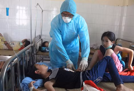 Một trong các bệnh nhân bị cúm A/H1N1