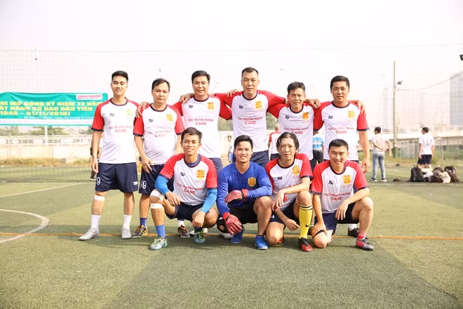 Các cầu thủ của đội hình CAND 1