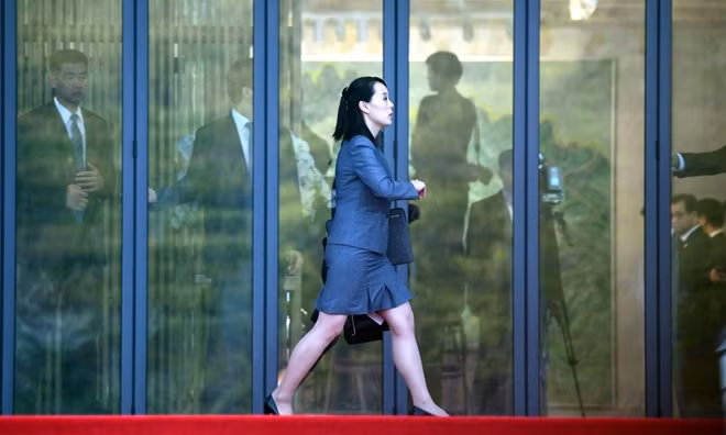Kim Yo-jong, em gái ông Kim Jong-un, hỗ trợ tích cực tại hội nghị.