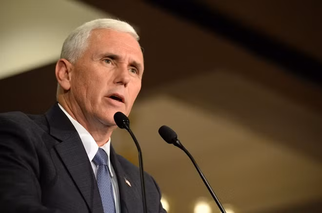Phó tổng thống Mỹ Mike Pence phát biểu trước Quốc hội Israel hôm 22-1. Ảnh: Times of Israel