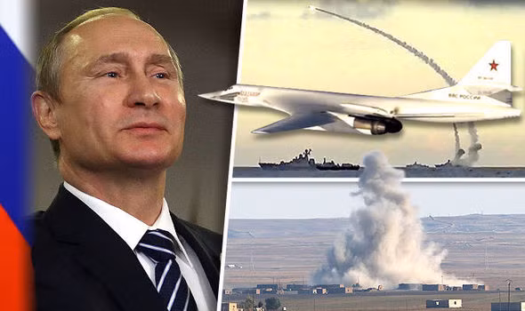 Tổng thống Nga Putin tin tưởng máy bay Tu-160 sẽ góp phần tạo nên sức mạnh cho bộ 3 hạt nhân chiến lược Nga. Ảnh: Express Daily