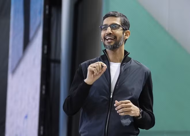 Ông Sundar Pichai Tổng giám đốc Điều hành Google. Ảnh: AP