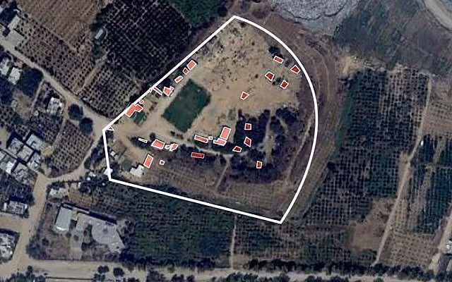 Hình ảnh pháo đài của Hamas bị không quân Israel phá hủy. Ảnh: IDF