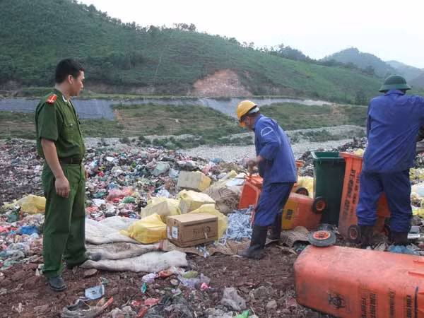 Hiện trường vụ việc.