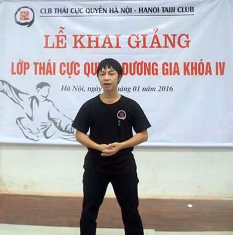 Anh Nguyễn Hoàng Hải, Chủ nhiệm CLB Thái cực quyền Hà Nội.