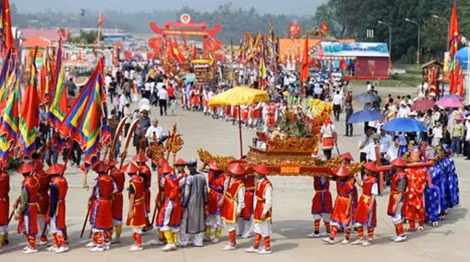 Lễ hội đền Hùng.