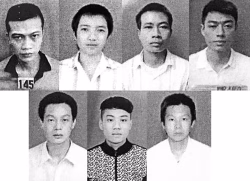 Các đối tượng trong vụ án.