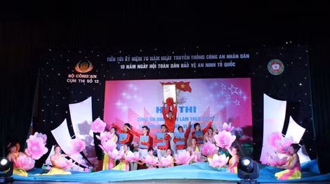 Các tiết mục dự thi được các đội chuẩn bị kỹ lưỡng.