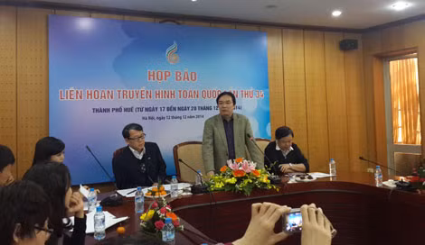 Họp báo Liên hoan Truyền hình toàn quốc lần thứ 34.
