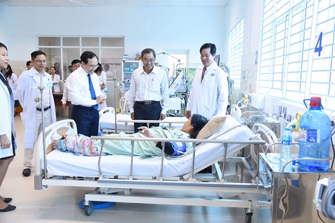 Bệnh nhân Bạch Yến đã qua giai đoạn nguy hiểm, đang tiếp tục được chăm sóc tại Khoa HSTC - BV Gò Vấp.