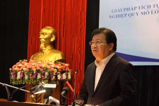 Phó Thủ tướng Trịnh Đình Dũng phát biểu tại hội nghị