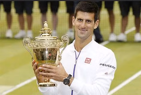 Djokovic bảo vệ thành công chức vô địch Wimbledon. (Ảnh Dailymail). Djokovic bảo vệ thành công chức vô địch Wimbledon. (Ảnh Dailymail).