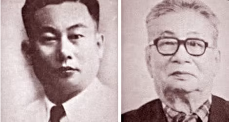 Mã Tuyên năm 1963 (ảnh trái) và năm 1993.