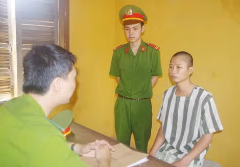 Đối tượng Chức tại cơ quan điều tra.