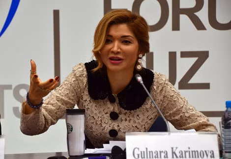 Gulnara Karimova khi còn làm trong ngành ngoại giao Uzbekistan.