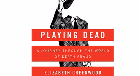 Bìa cuốn sách "Playing Dead".