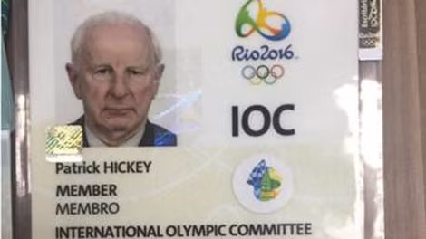 Thẻ thành viên IOC của Patrick Hickey.