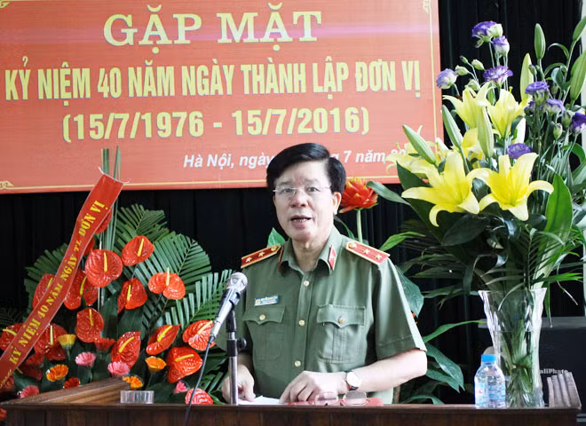 Trung tướng Nguyễn Danh Cộng, Chánh Văn phòng Bộ Công an phát biểu tại buổi gặp mặt. Trung tướng Nguyễn Danh Cộng, Chánh Văn phòng Bộ Công an phát biểu tại buổi gặp mặt.