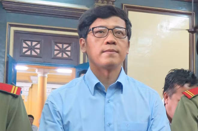 Bị cáo Phan Thành Mai tại tòa.