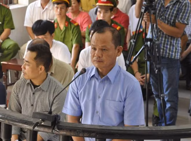 Bị cáo Minh "Sâm" tại phiên toà sơ thẩm.