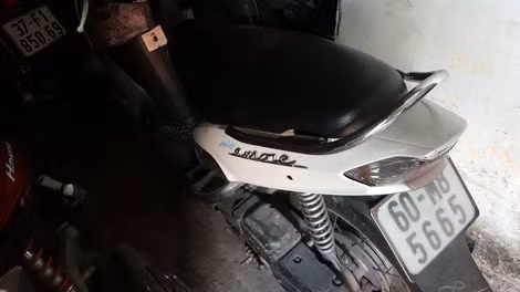 Chiếc xe của chị Loan.