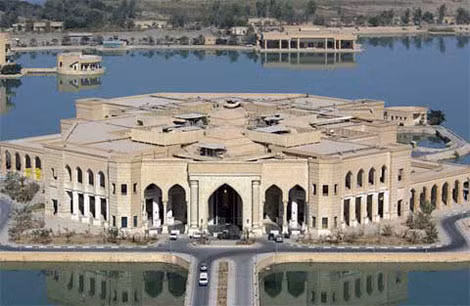 Trại Victory của quân đội Mỹ ở Baghdad.