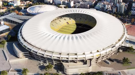 Sân Maracana và Maracanazinho nhìn từ trên không. (Ảnh Getty Images).