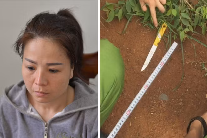 Bạch Thị Thảo Nguyên và con dao sát hại người tình.