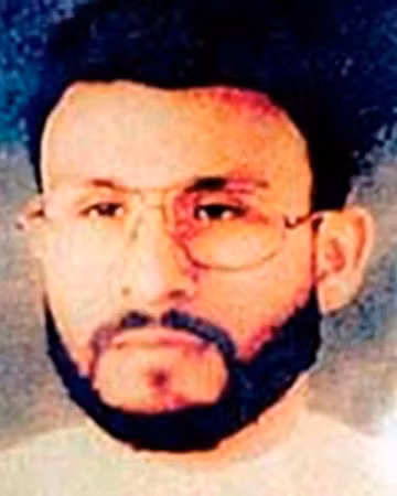 Abu Zubaydah, một trong hai nghi can bị tra tấn được ghi lại trong hồ sơ của CIA.