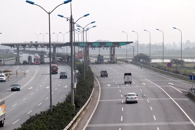 Tuyến cao tốc Ninh Bình – Cầu Giẽ. Ảnh: Ngân Tuyền.