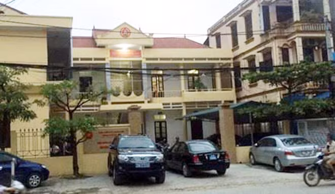 Trụ sở Viện KSND huyện Quốc Oai. Ảnh: Báo Tiền phong.