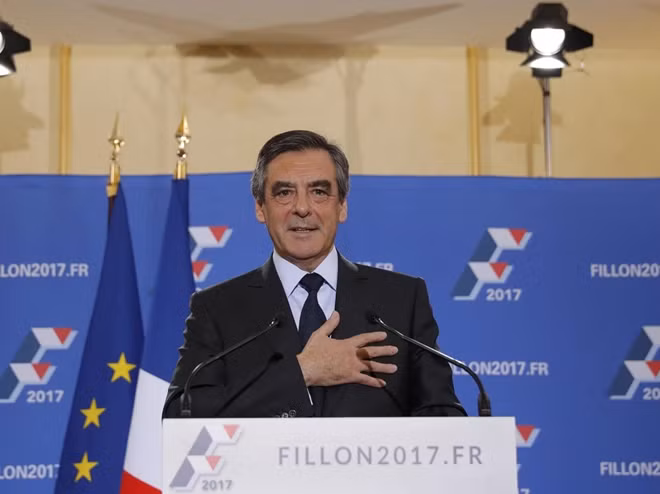 Ông Francois Fillon. Ảnh: Reuters