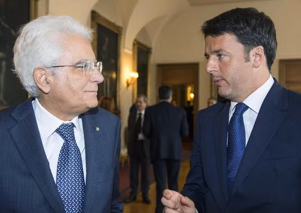 Tổng thống Sergio Mattarella và Thủ tướng Matteo Renzi. Ảnh: ANSA