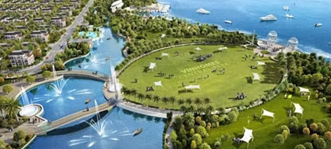 Khu đô thị Vinhomes Central Park sở hữu công viên ven sông Sài Gòn rộng 14ha.
