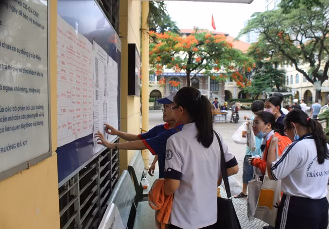 Thí sinh cần tìm hiểu kỹ thông tin trươc khi điều chỉnh nguyện vọng