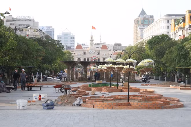 Đường hoa sẽ là nơi để du khách chụp ảnh làm kỷ niệm