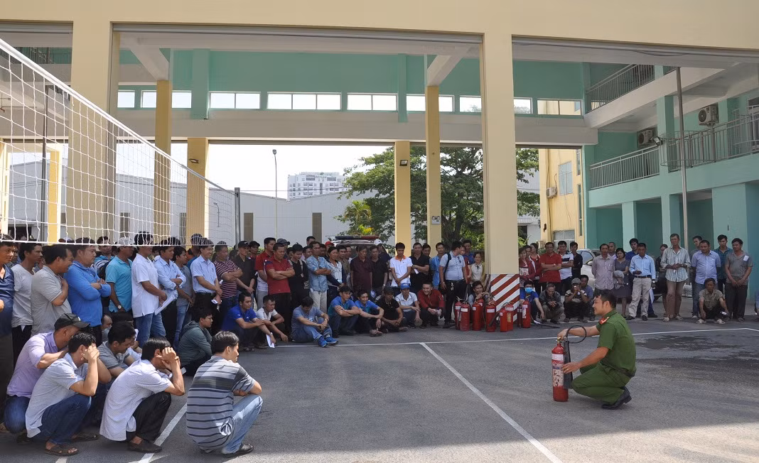 Tập huấn PCCC cho các cơ sở hàn cắt kim loại và thu mua phế liệu