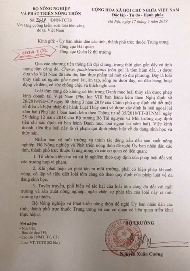 Văn bản của Bộ NN&PTNT