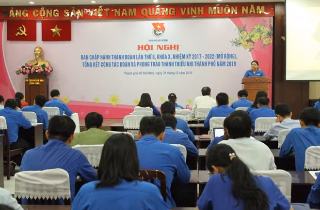 Đại diện đoàn cơ sở phát biểu tại hội nghị