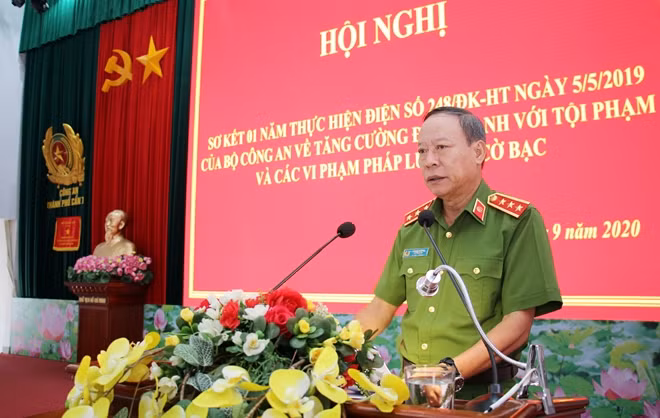 Thứ trưởng Lê Quý Vương phát biểu chỉ đạo hội nghị.