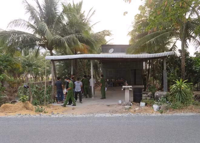 Hiện trường vụ án mạng.