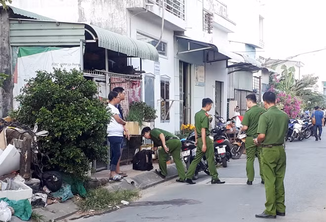 Hiện trường vụ việc.