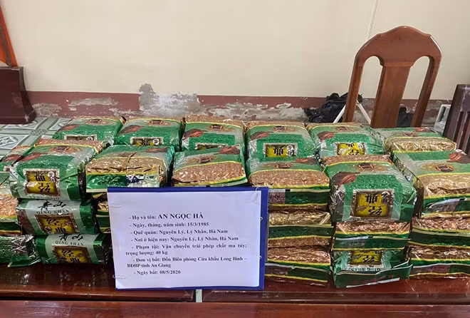 Tang vật vụ việc.