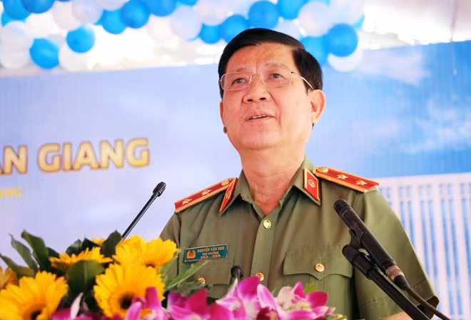 Thứ trưởng Nguyễn Văn Sơn phát biểu tại Lễ khởi công.
