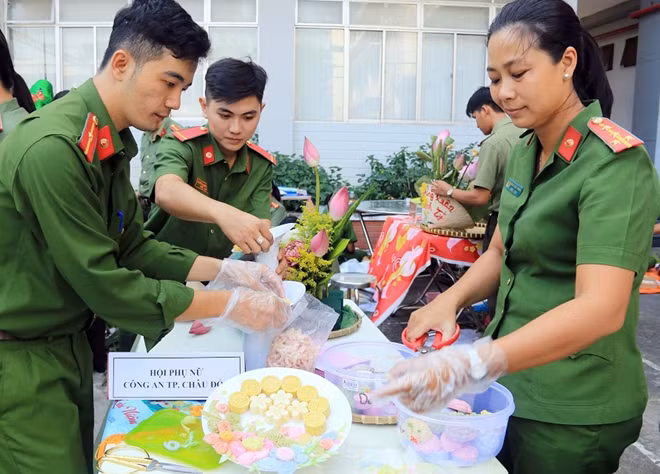 Hội thi diễn ra sôi nổi, hấp dẫn.