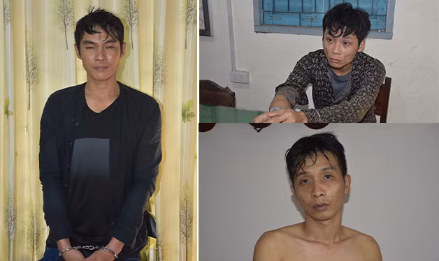 3 đối tượng Tuấn, Được, Bình.