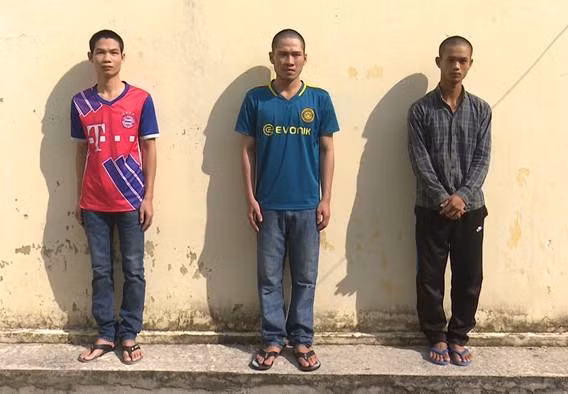Đối tượng Tài, Minh và Linh (từ trái sang).