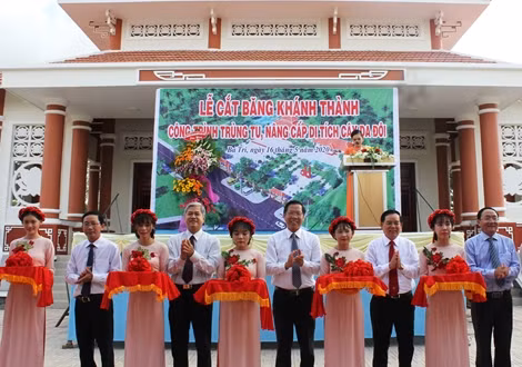 Khánh thành công trình trùng tu di tích Cây Da Đôi tại Bến Tre